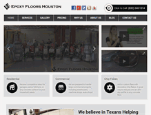 Tablet Screenshot of epoxyfloorshouston.com